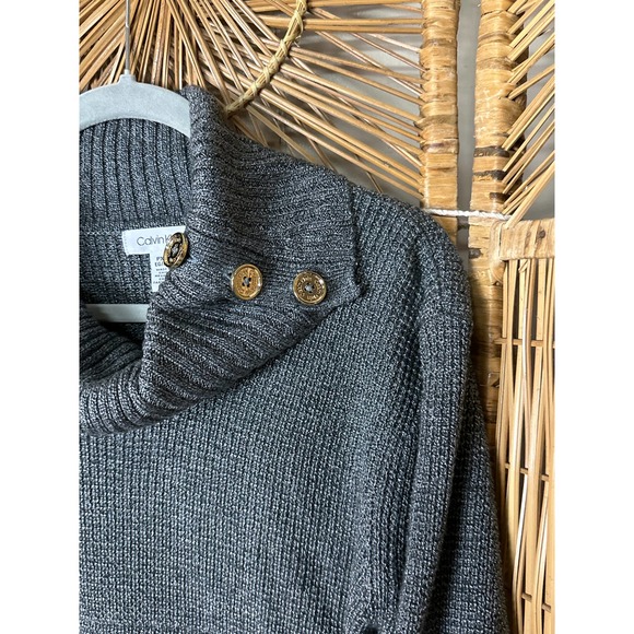 Calvin Klein Sweater Womens Extra Large Petite Turtle Neck New - Picture 4 of 13
